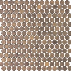 PENNY STONE GLASS GOLD MOSAIC BY ONIX 