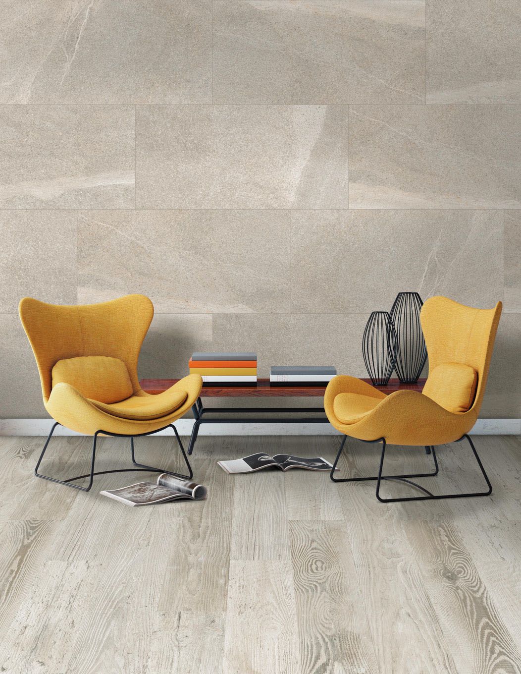 UPTILES - ORISTANO TIMBER TILES COLLECTION BY TAU CERAMICA