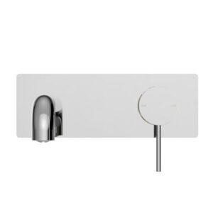 UPTILES - MECCA WALL BASIN MIXERS WITH BACK PLATE BY NERO 