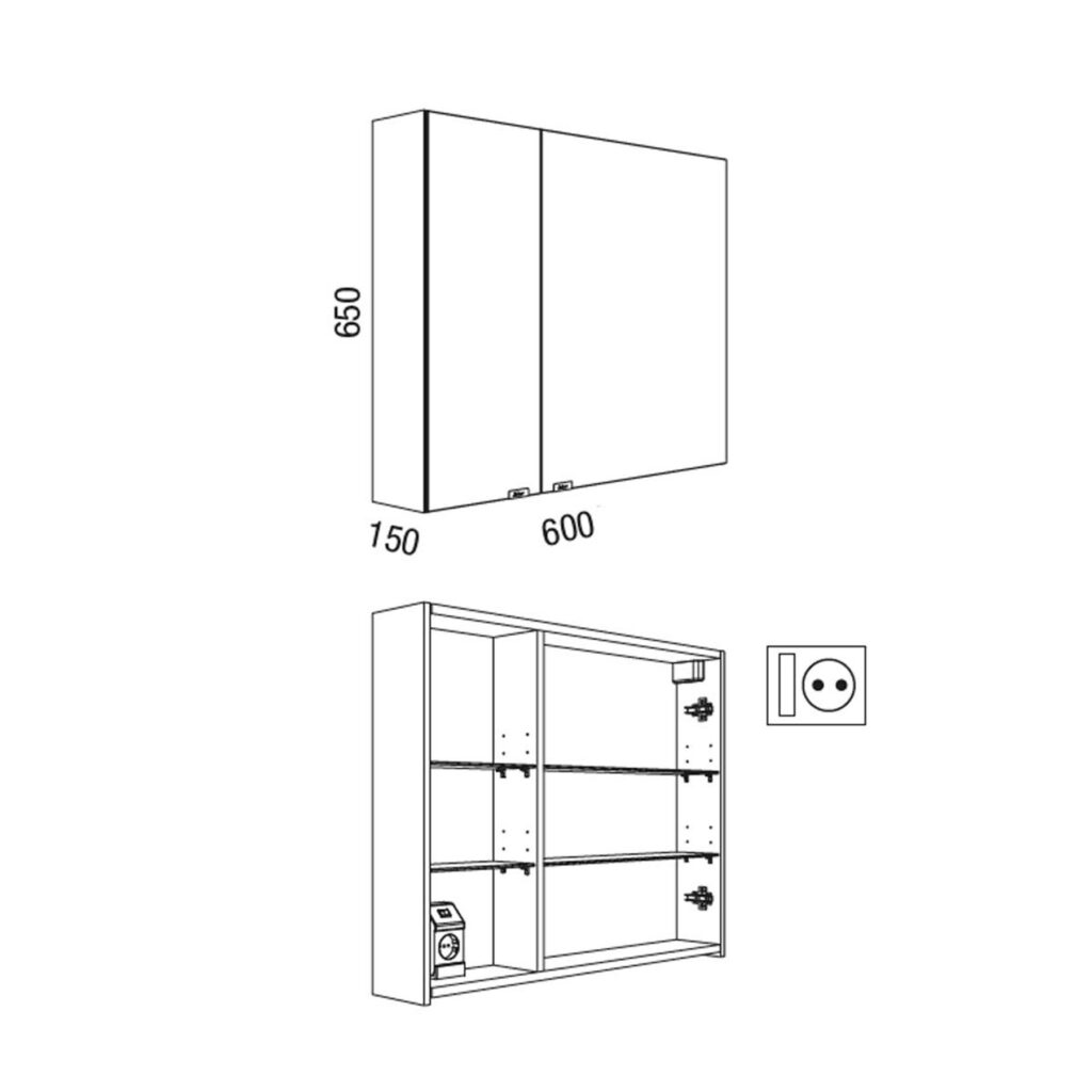 Cabinet Alliance 800 By Salgar — view 2 — Uptiles Brisbane